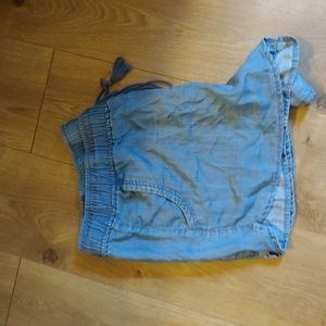 Loft chambray shorts XL